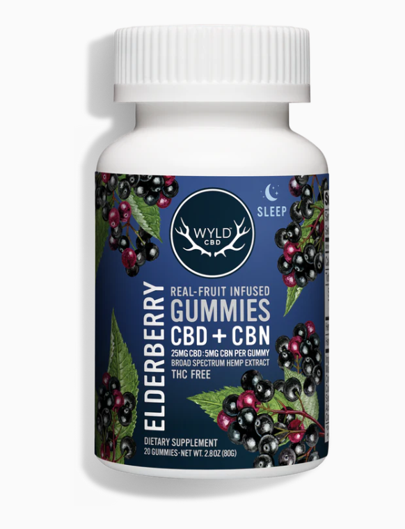 WYLD - CBD and CBN Elderberry Gummies for Sleep