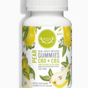 WYLD – CBD and CBG Pear Gummies