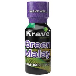 Krave Kratom Extract Shot Green Malay 10ml