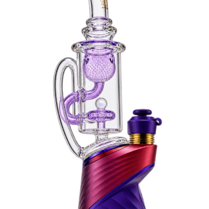 Iridescent Glass Superior Incycler | Puffco Peak Glass Attachment
