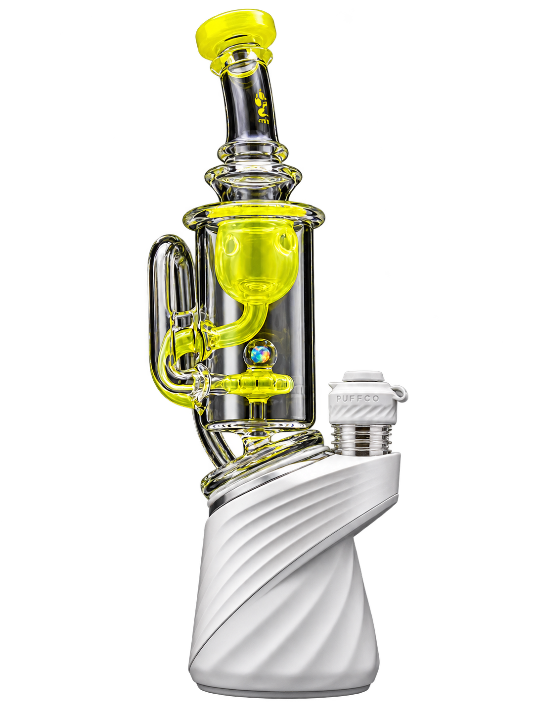 Iridescent Glass Superior Incycler | Puffco Peak Glass Attachment - Image 2