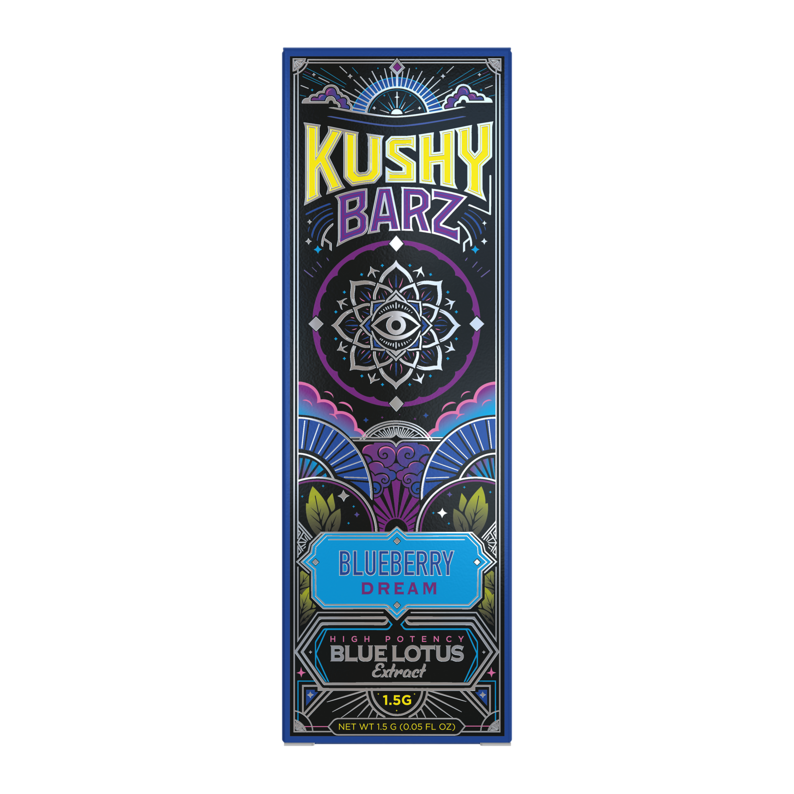 Kushy Bars Blueberry Dream 1.5G Disposable Vape