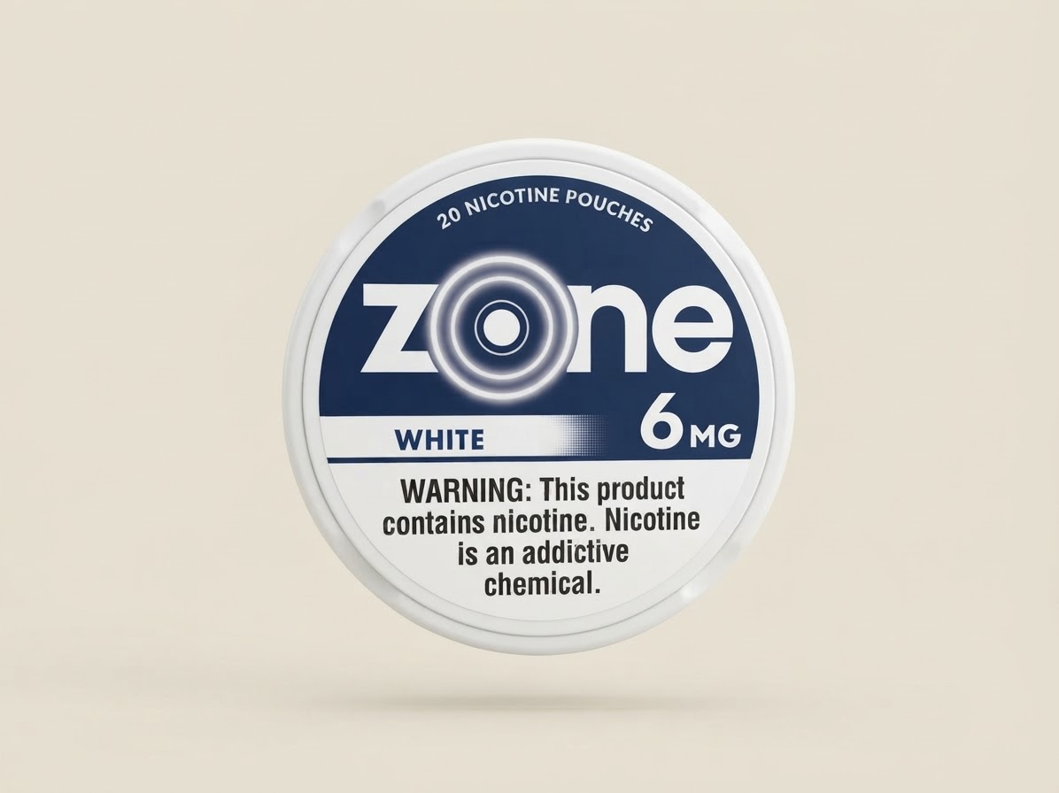 Zone Nicotine Pouches – White, Smooth & Tobacco 6mg & 9mg