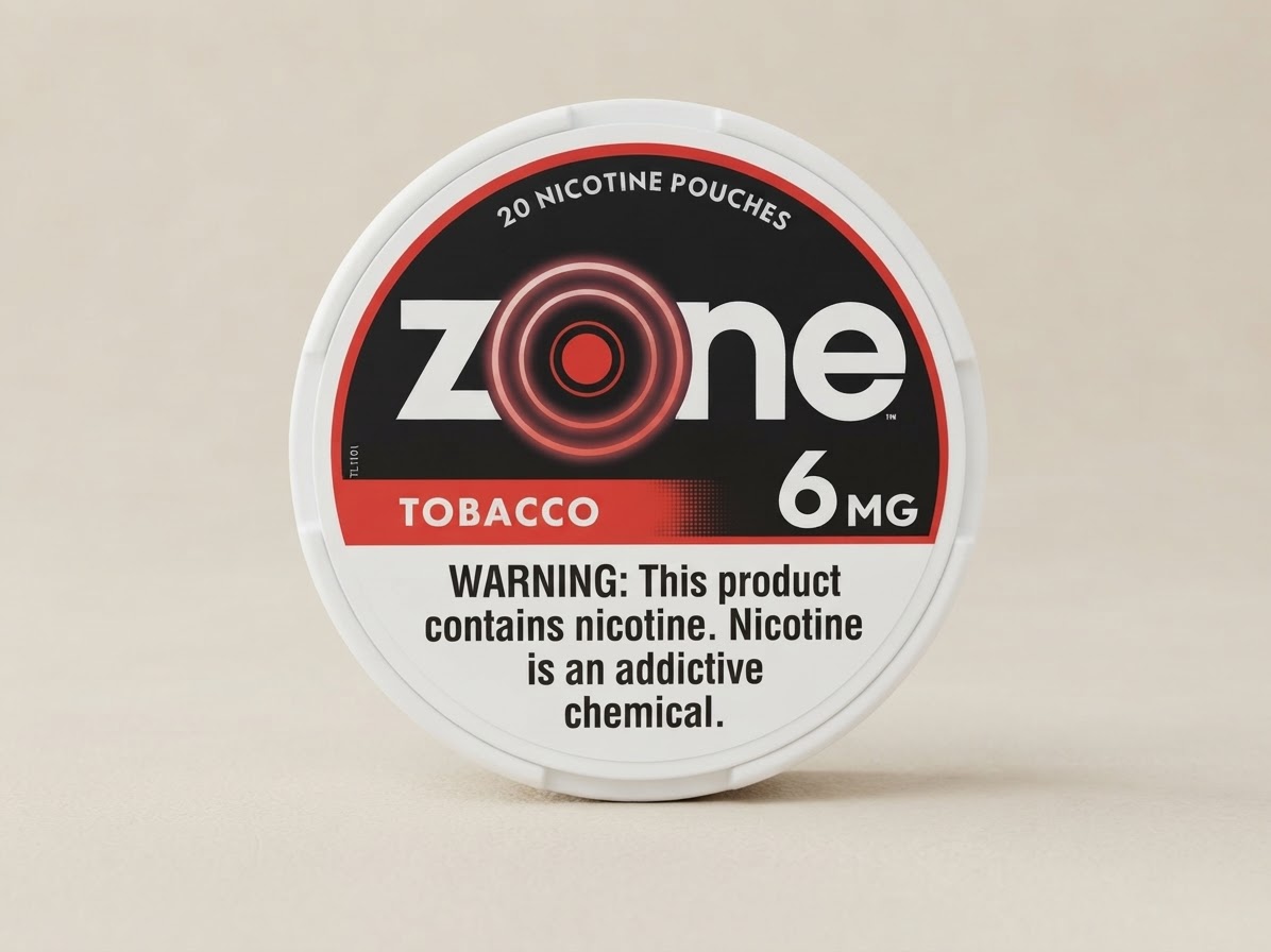 Zone Nicotine Pouches – White, Smooth & Tobacco 6mg & 9mg - Image 4